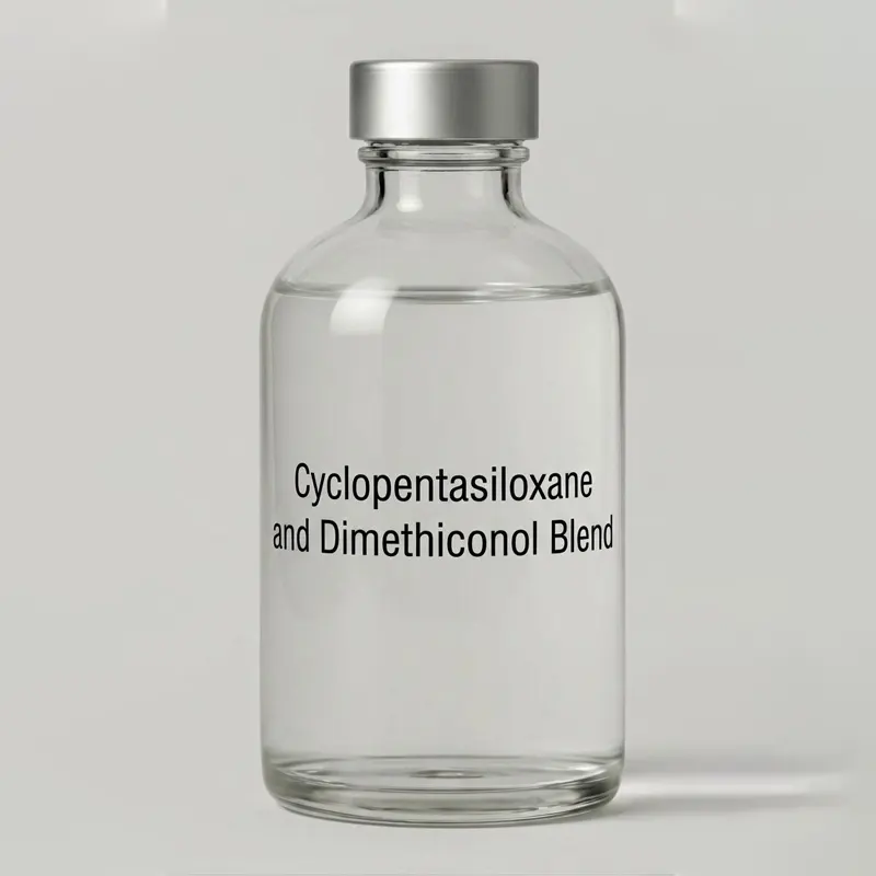 Cyclopentasiloxane and Dimethiconol blend